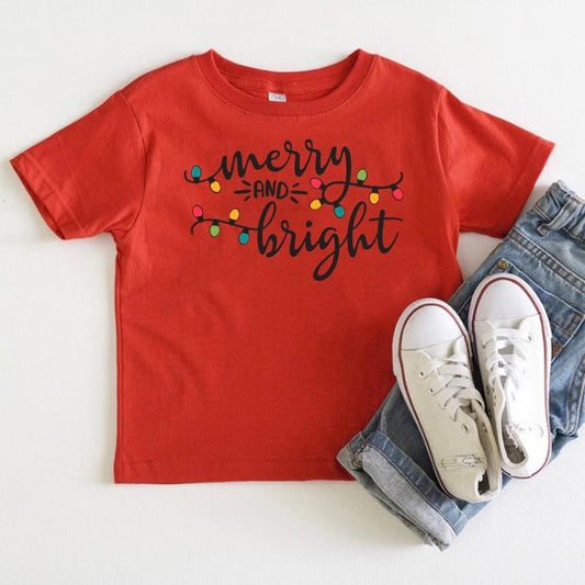 Merry and Bright Toddler Favorite Tee