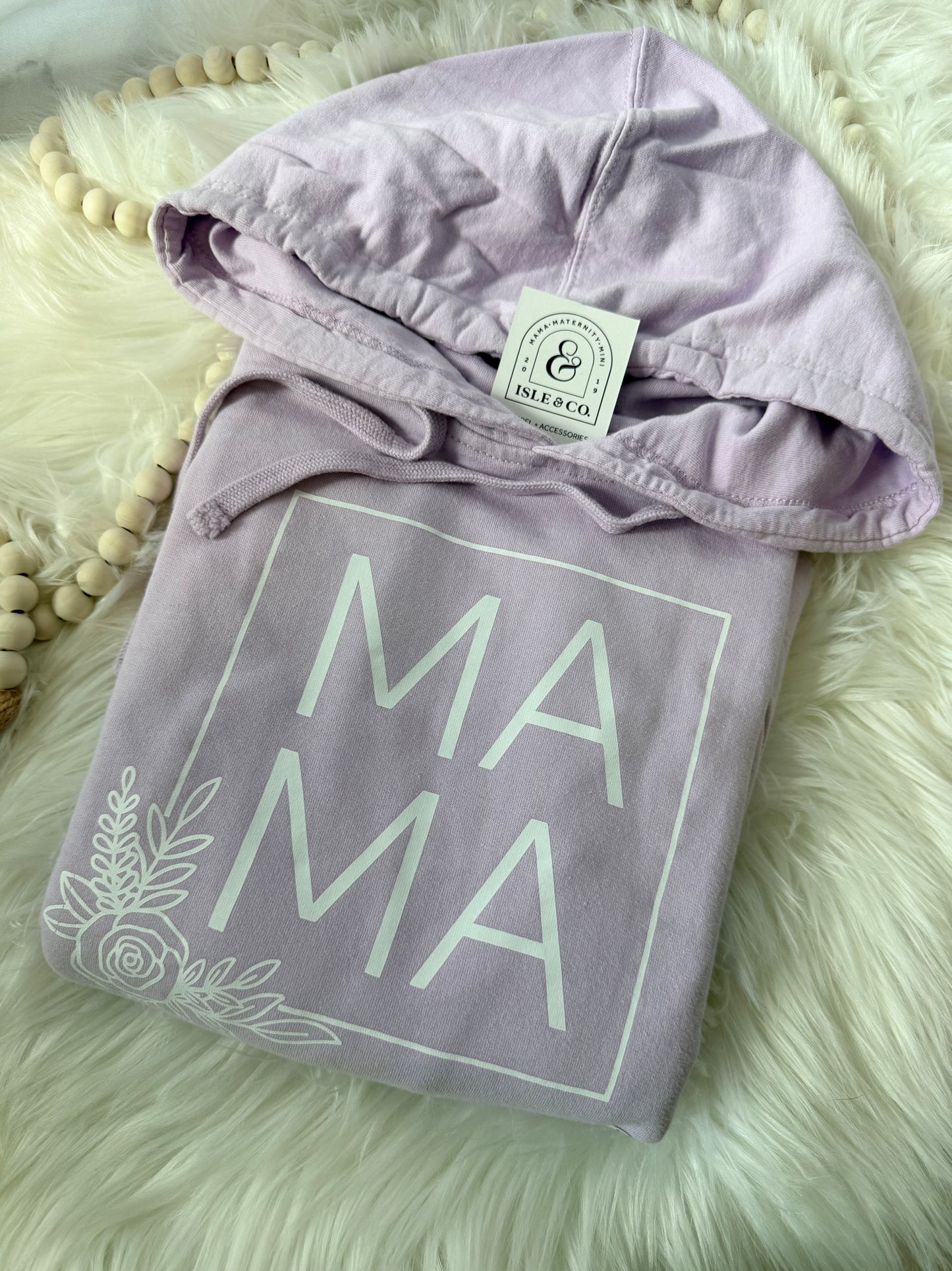 Rose MAMA Hoodie (Lavender)