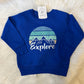 "Explore Sunsets" Royal Toddler Crewneck