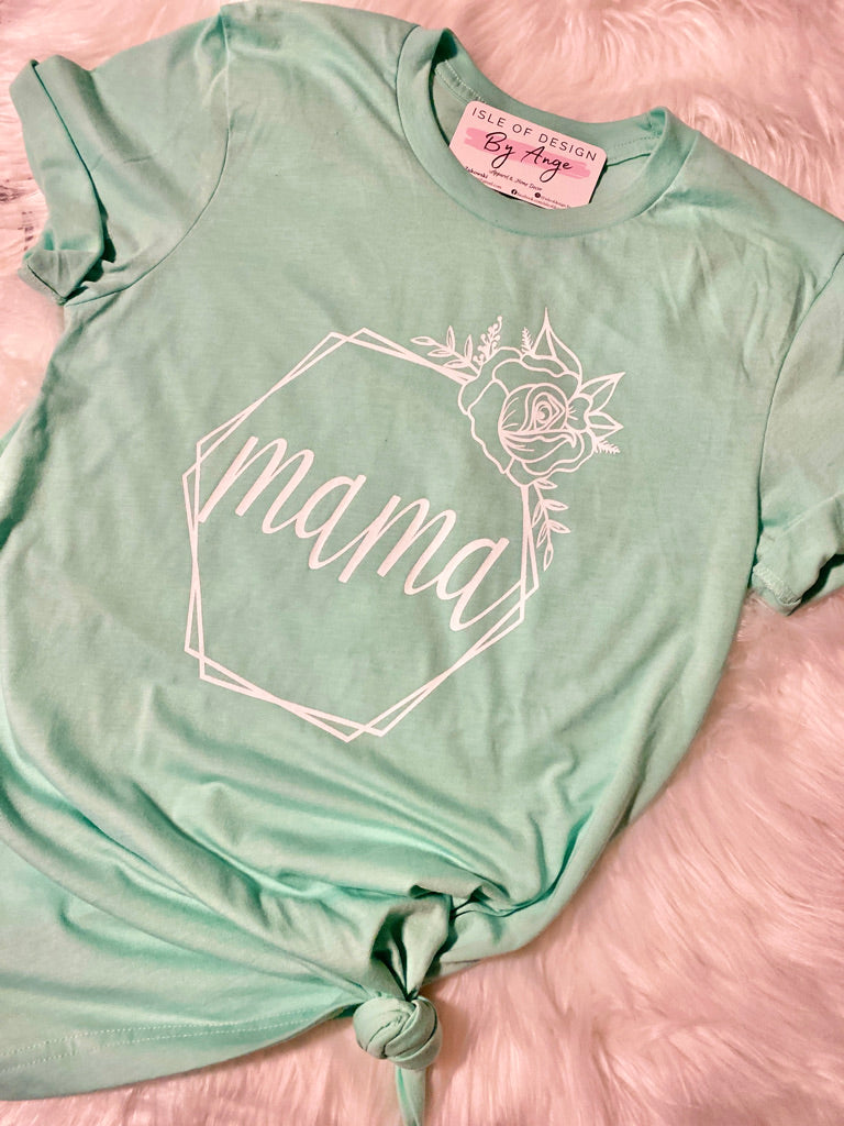 Floral Hex MAMA Favorite Tee