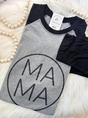 MAMA Baseball Tee