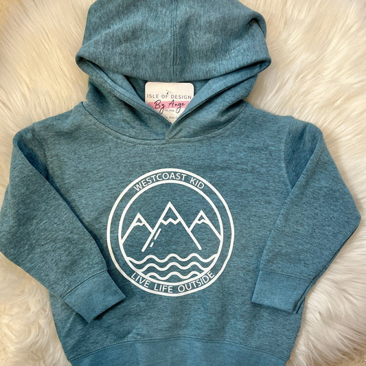 "West Coast Kid" Toddler Pullover Hoodie