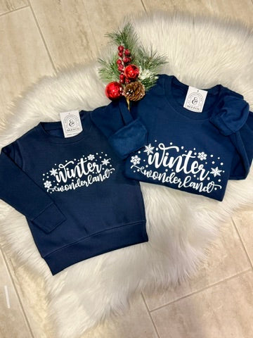 Winter Wonderland Luxe Crewneck