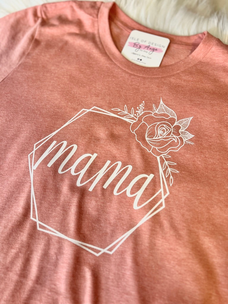 Floral Hex MAMA Favorite Tee