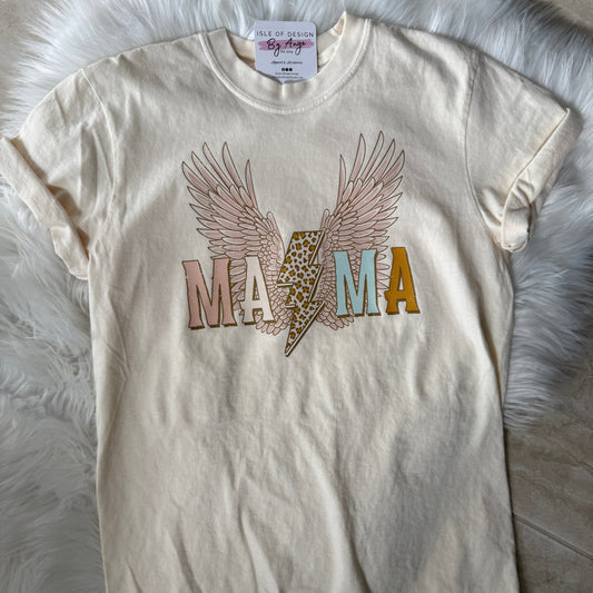 "MAMA" Vintage Wash Band Tee