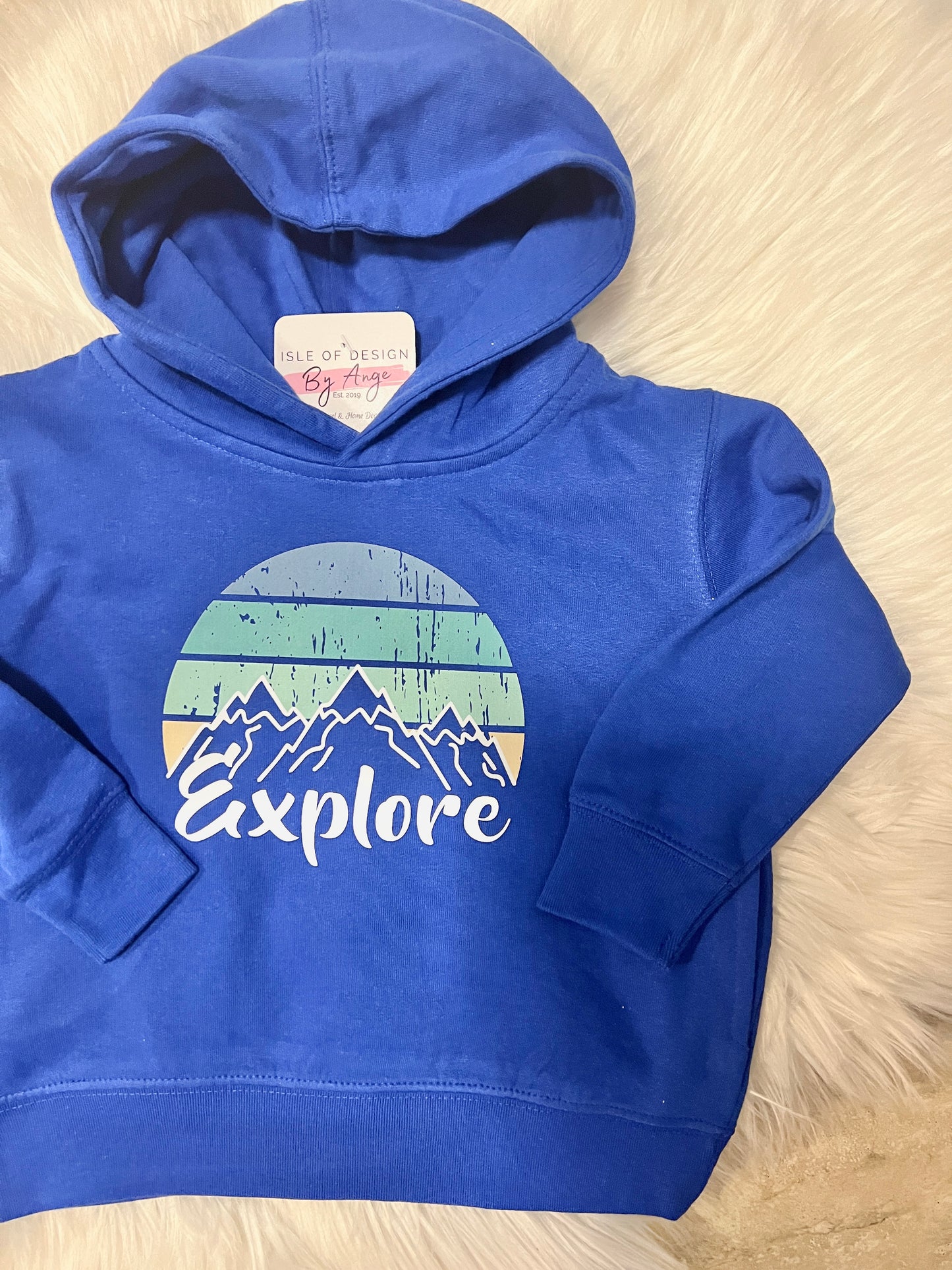 "Explore Sunsets" Toddler Pullover Hoodie