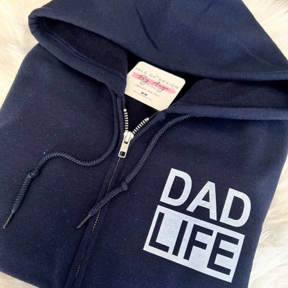 Dadlife Classic ZIP Hoodie (Navy)