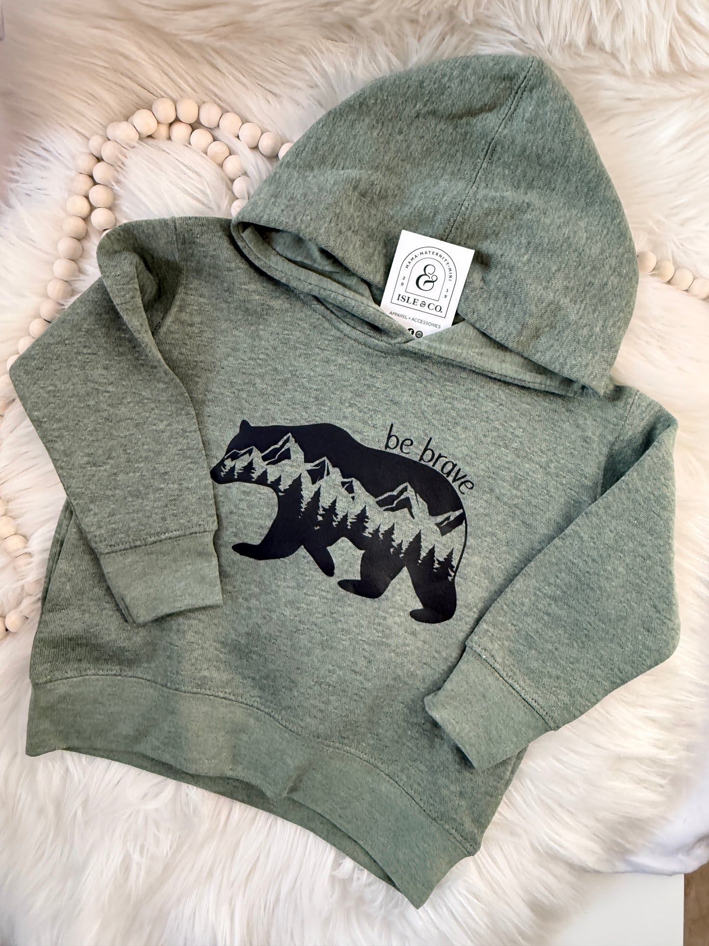 Brave Bear Toddler Pullover Hoodie
