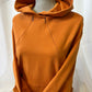 Burnt Orange Maternity-Nursing Hoodie