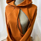 Burnt Orange Maternity-Nursing Hoodie