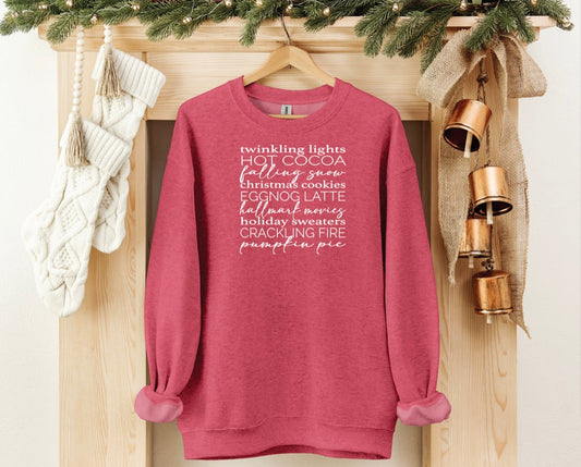 Christmas Words Luxe Crewneck