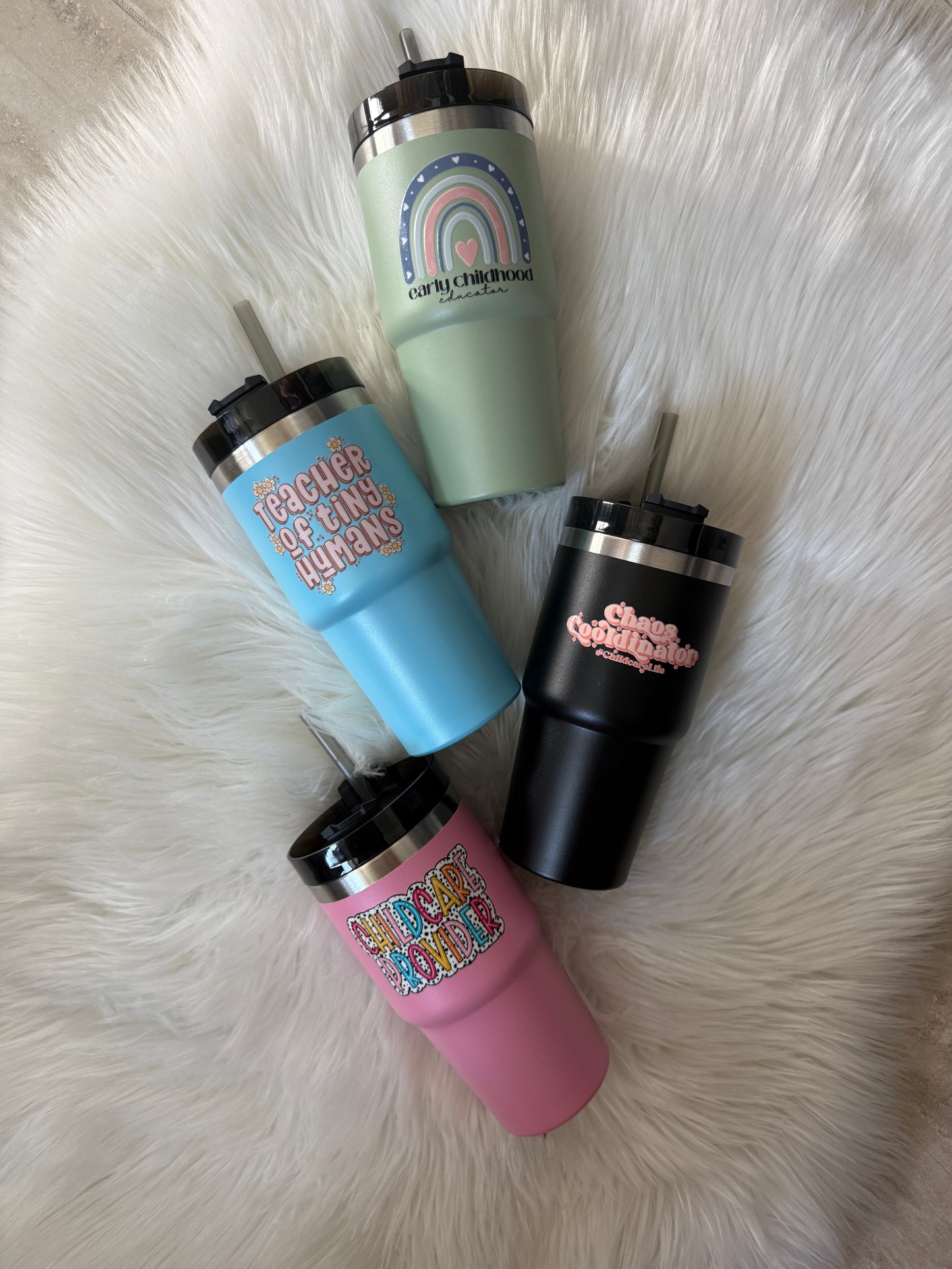 ECE/Childcare Worker Decals (+ Glass Cup Option)