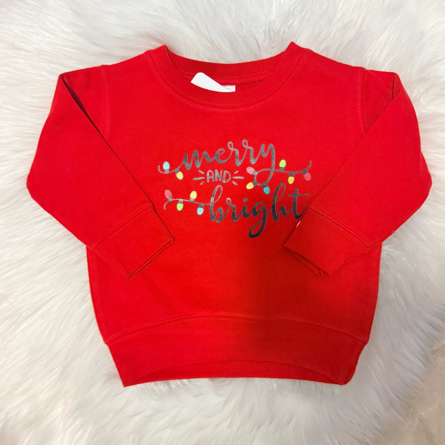 Merry and Bright Toddler Crewneck