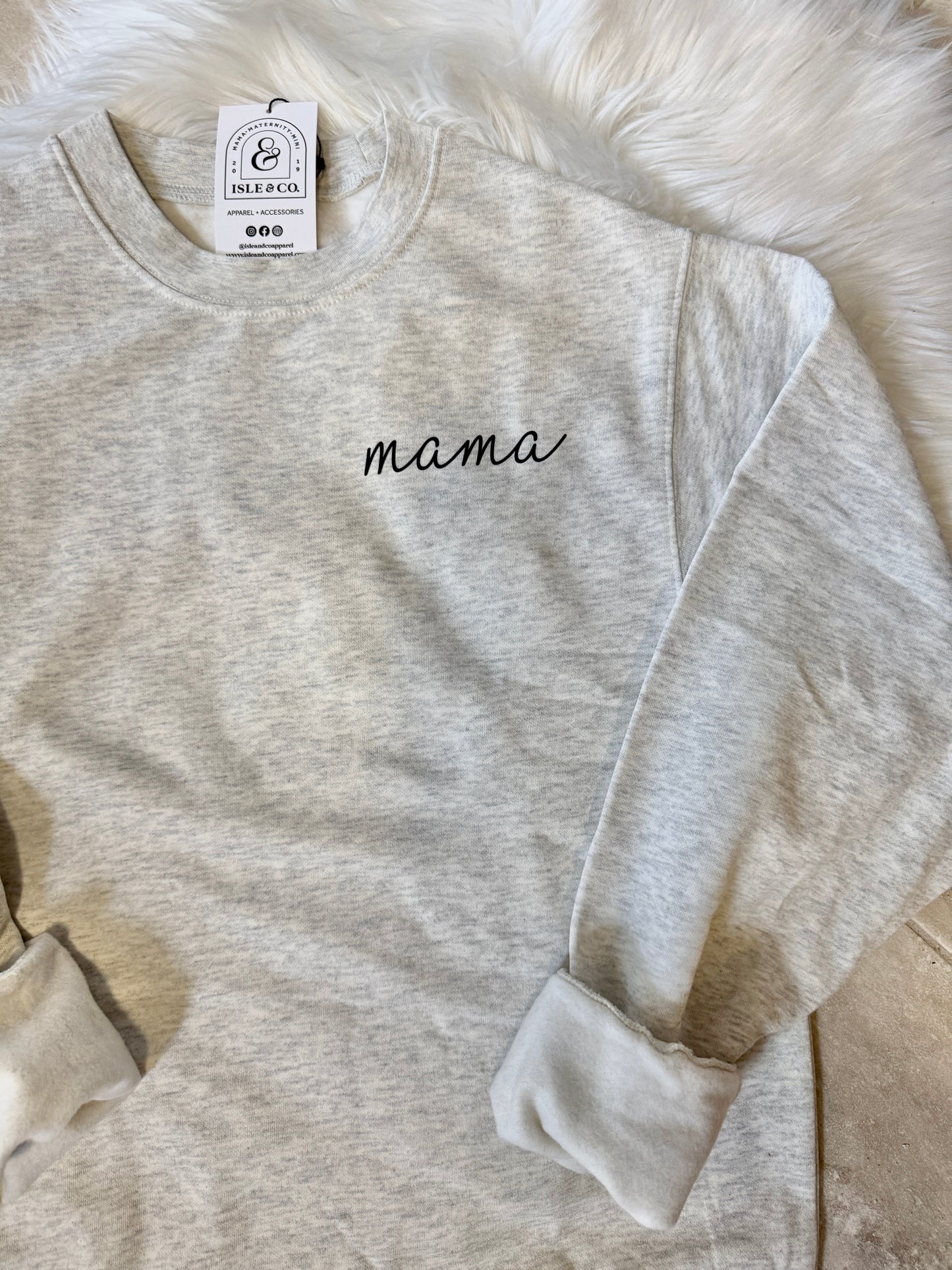 Luxe Script MAMA Crewneck