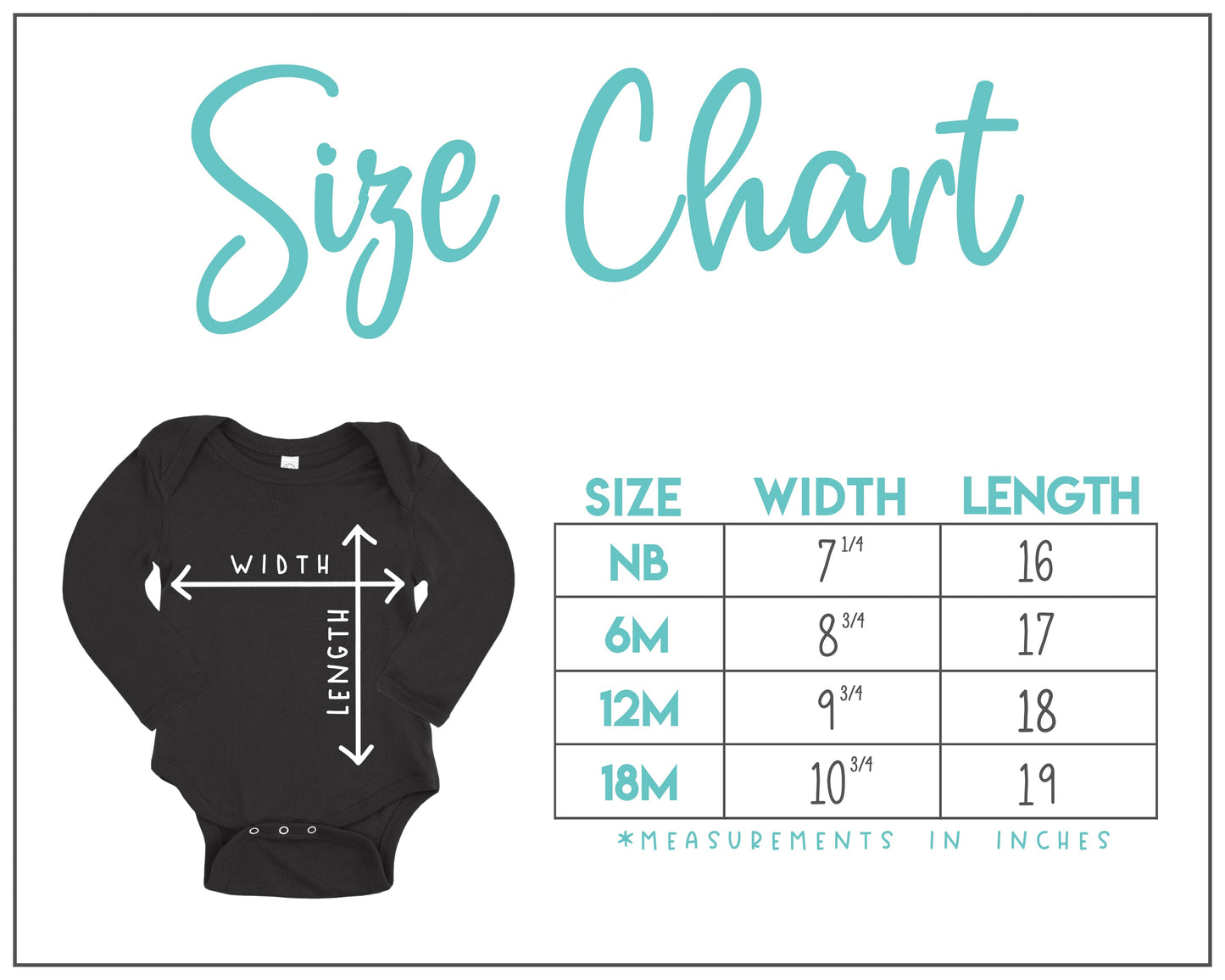 PRE-ORDER: Infant Long Sleeve Onesie