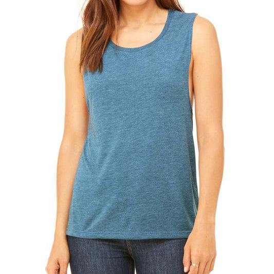 BLANKS SALE: Ocean (S/M/XL/2XL) Women's Flowy Muscle Tank