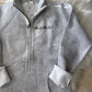 Ladies 1/2 Zip Pullover LIGHT GREY (Nursing Friendly)