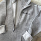 Ladies 1/2 Zip Pullover LIGHT GREY (Nursing Friendly)