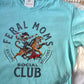 Feral Moms Club Vintage Wash Crop Tee | Chalky Mint