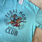 Feral Moms Club Vintage Wash Crop Tee | Chalky Mint