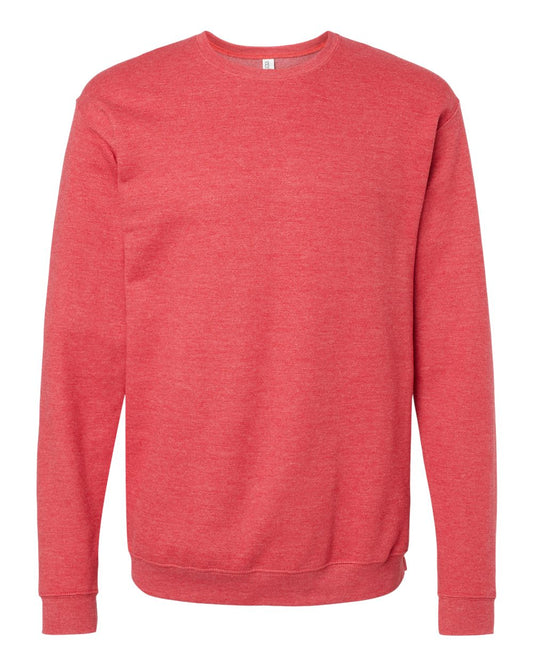 BLANKS SALE: Heather Red (XL ONLY) Luxe Crewneck