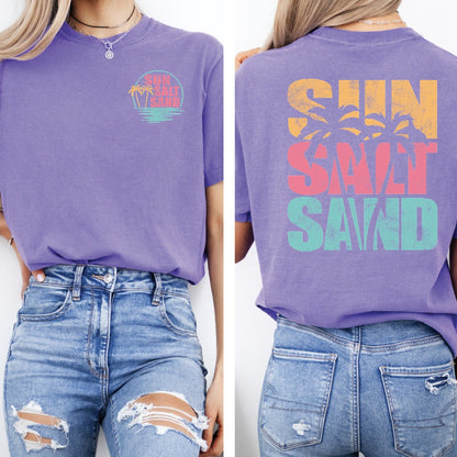 PRE-ORDER: “Sun. Salt. Sand." Vintage Wash Tee