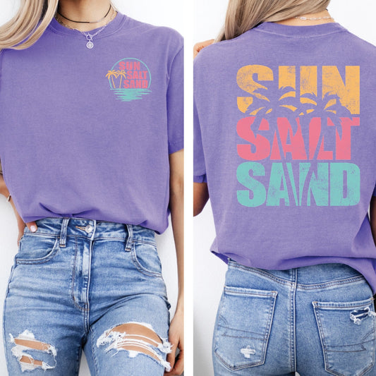 PRE-ORDER: “Sun. Salt. Sand." Vintage Wash Tee