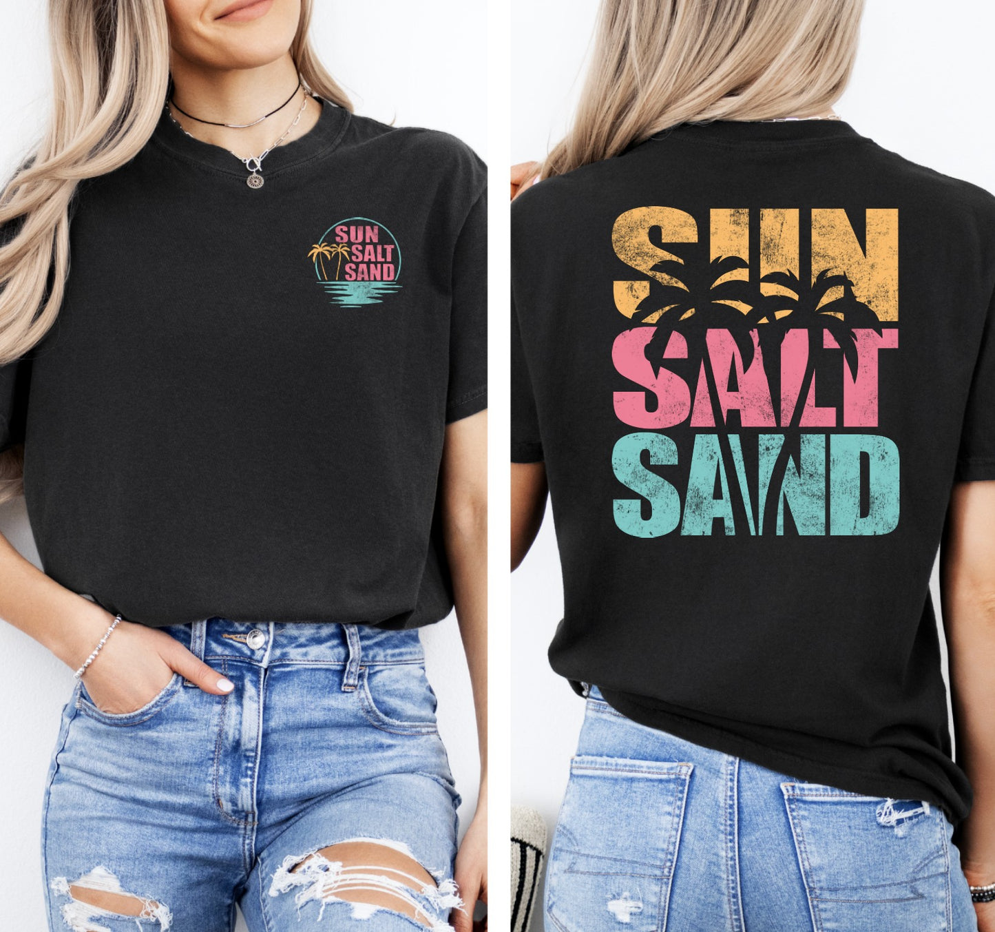 PRE-ORDER: “Sun. Salt. Sand." Vintage Wash Tee