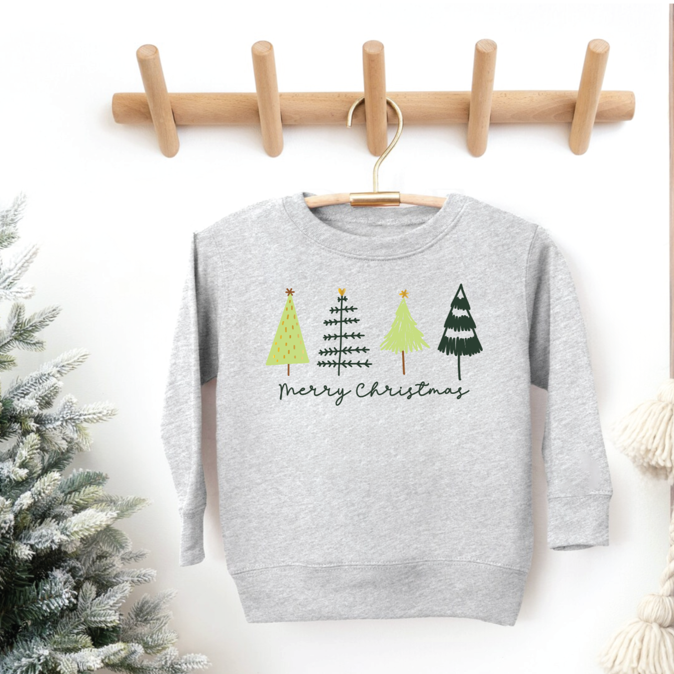 Whimsical Trees Toddler Crewneck