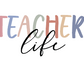 Teacher Decals (+ Glass Cup Option)