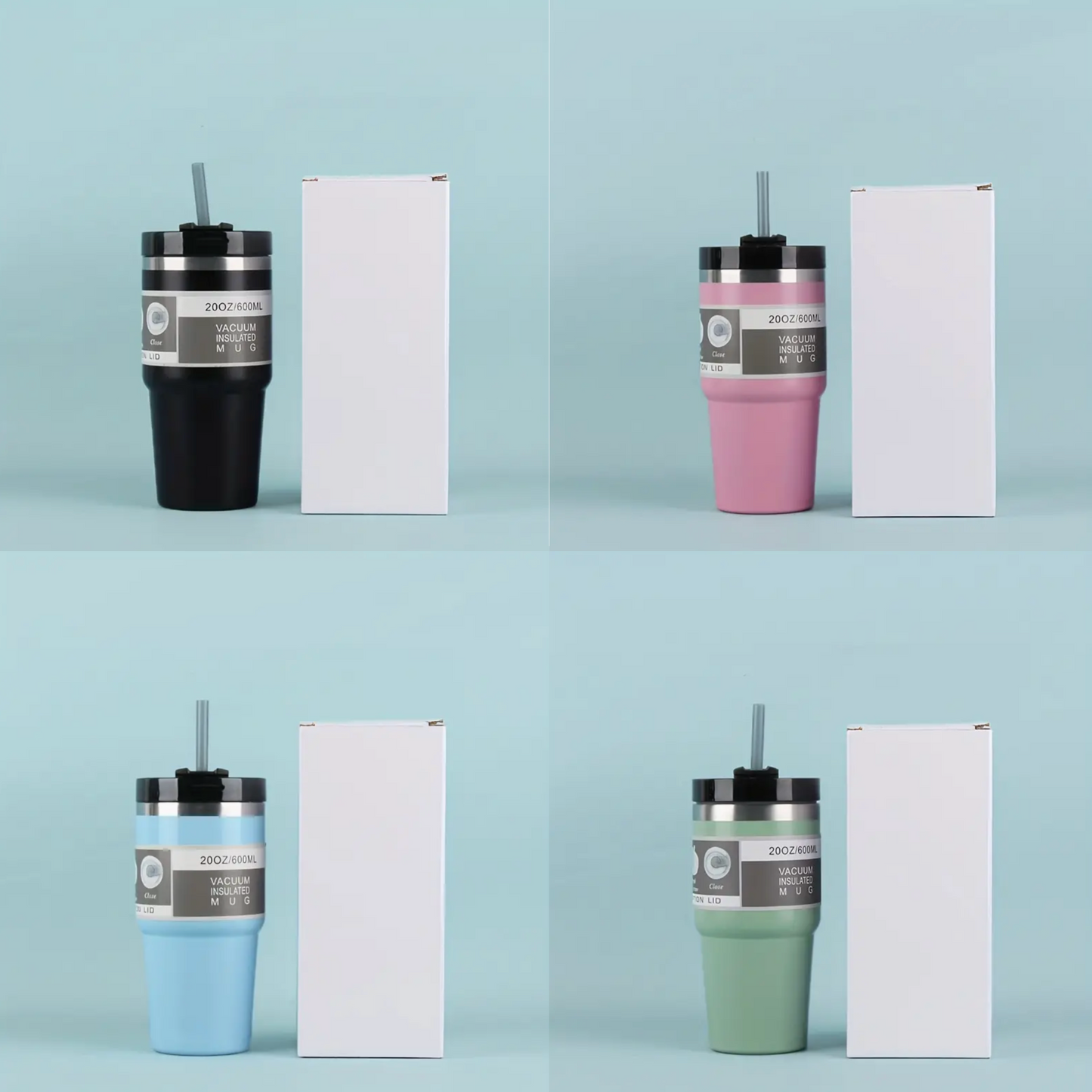 Blue Hot/Cold 20oz Insulated Tumbler