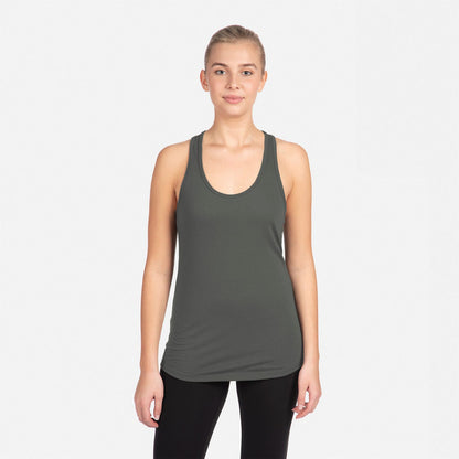 BLANKS SALE: Dark Grey (M ONLY) Women's Racerback Tank